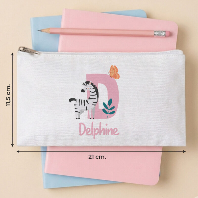 Trousse Enfant avec Initiale Personnalisée