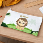 Vignette de Trousse Scolaire Enfant Animaux de la Jungle personnalisée