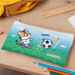 Vignette de Trousse Scolaire Enfant Football personnalisée