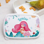 Vignette de Boîte à Repas Enfant Petite Sirène personnalisée