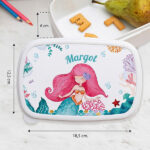 Vignette de Boîte à Repas Enfant Petite Sirène personnalisée