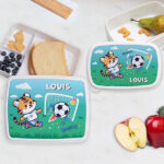 Vignette de Boîte à Repas Enfant Football personnalisée
