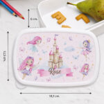 Vignette de Boîte à Repas Enfant Fées personnalisée