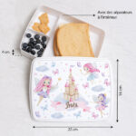 Vignette de Boîte à Repas Enfant Fées personnalisée