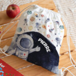 Vignette de Sac à dos à Cordons Enfant Astronaute personnalisé