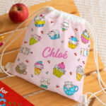 Vignette de Sac à dos à Cordons Enfant Petits Chats personnalisé