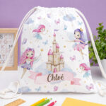 Vignette de Sac à dos à Cordons Enfant Fées personnalisé