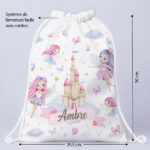 Vignette de Sac à dos à Cordons Enfant Fées personnalisé