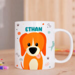 Vignette de Tasse Enfant Animaux Incassable personnalisée avec Prénom