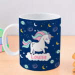 Vignette de Tasse Enfant Licorne Incassable personnalisée avec Prénom