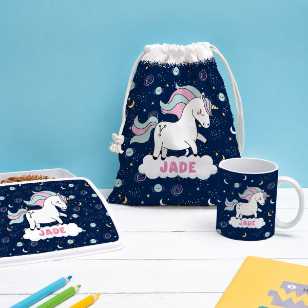 Tasse Enfant Licorne Incassable personnalisée avec Prénom