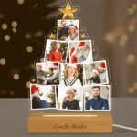 Vignette de Lampe Sapin de Noël avec photos personnalisée