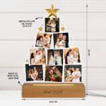 Vignette de Lampe Sapin de Noël avec photos personnalisée