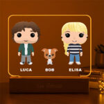 Lampada Funko con Nomi personalizzata Miniatura di Lampada Funko con Nomi personalizzata