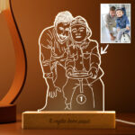 Miniatura di Lampada illustrata 3D personalizzata