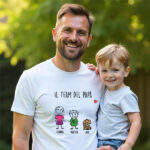 Miniatura di Maglietta Pupazzi con Testo personalizzata
