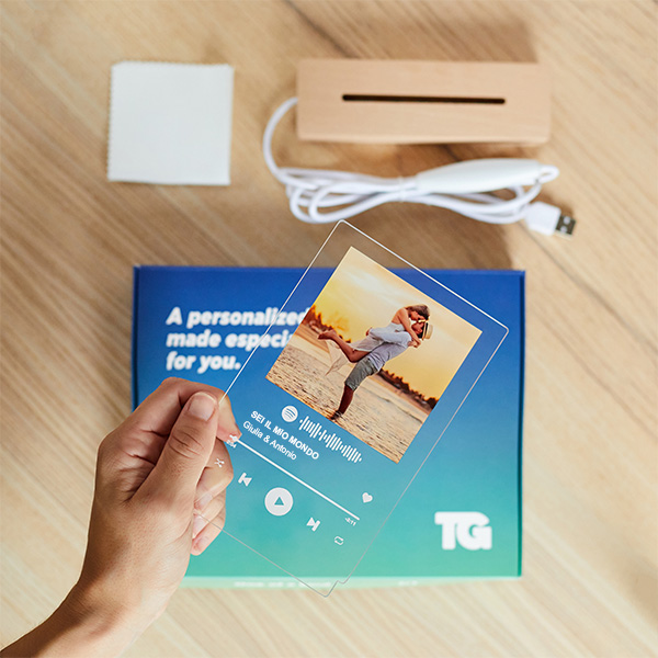 Lampada Spotify personalizzata