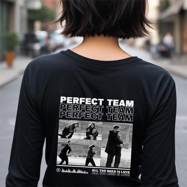 Maglietta Perfect Team con Foto personalizzata