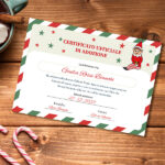 Miniatura di Bambola Elfo Decorativo di Natale con Certificato di Adozione e Nome personalizzato