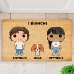 Zerbino Funko con Nomi e Testo Personalizzato Miniatura di Zerbino Funko con Nomi e Testo Personalizzato
