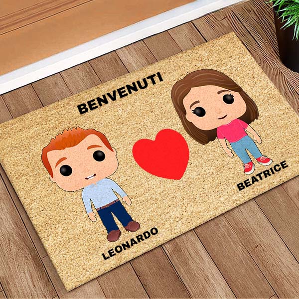Zerbino Funko con Nomi e Testo Personalizzato