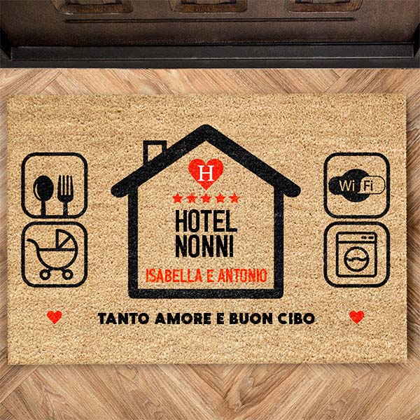 Zerbino Hotel Nonni personalizzato