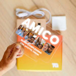 Miniatura di Lampada Amica con Quattro Foto e Testo personalizzata