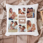 Miniatura di Cuscino Mamma con Sei Foto personalizzato