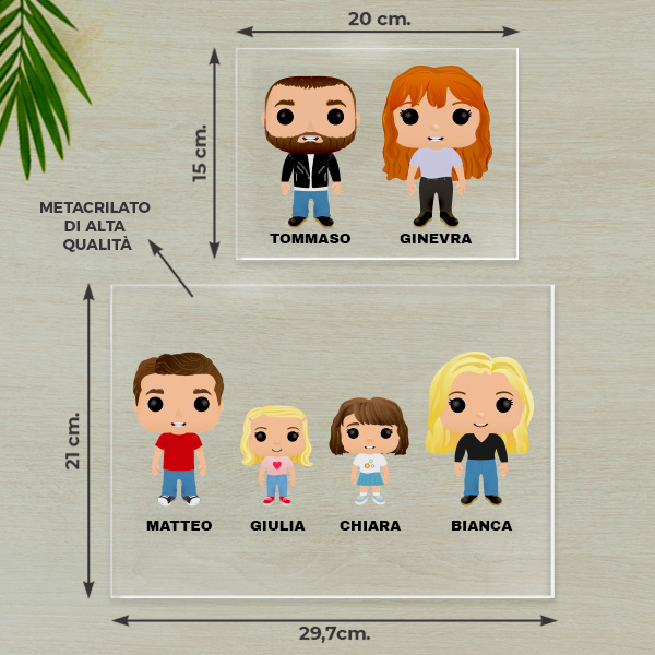 Targa Funko con Nomi personalizzata