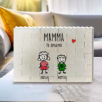 Miniatura di Puzzle di Blocchi con Omini e Testo Personalizzato
