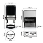 Miniatura di Timbro Personalizzato per Vestiti dei Bambini con Nome e Disegno Personalizzato