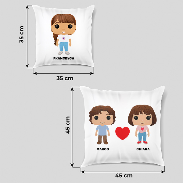 Cuscino Funko con Nomi personalizzato