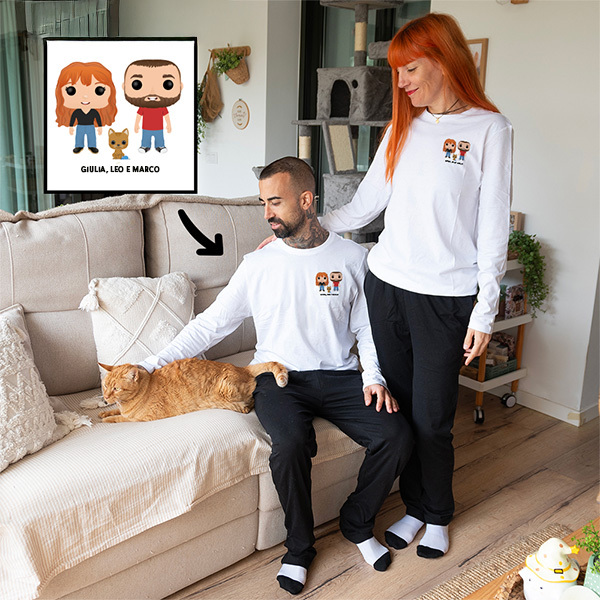 Pigiama Funko Estivo o Invernale con Testo Personalizzato