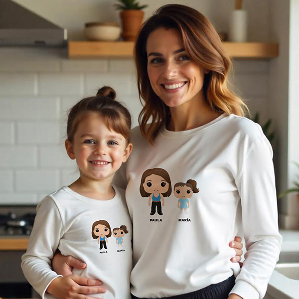 Pigiama Funko estivo o invernale con nomi personalizzati