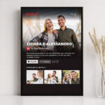 Poster Design Netflix con Nomi e Testo personalizzati Miniatura di Poster Design Netflix con Nomi e Testo personalizzati