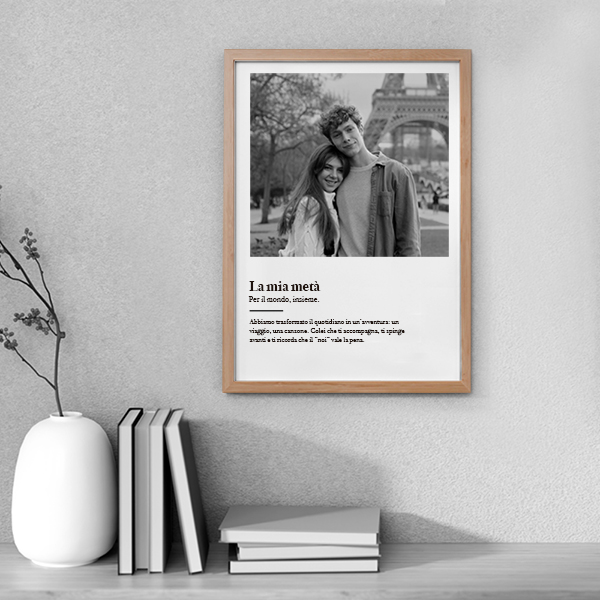 Poster Significato dell’Amore con Foto e Testo Personalizzati