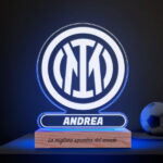 Miniatura di Lampada Scudo Inter de Milano personalizzata