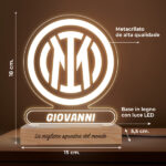 Miniatura di Lampada Scudo Inter de Milano personalizzata