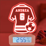 Miniatura di Sveglia con Luce e Maglia da Calcio personalizzata