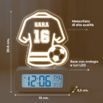 Miniatura di Sveglia con Luce e Maglia da Calcio personalizzata