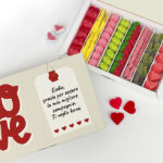 Scatola di Dolci personalizzata con Testi Miniatura di Scatola di Dolci personalizzata con Testi
