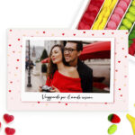 Scatola di Dolci Polaroid Cuori personalizzata con Foto e Testo Miniatura di Scatola di Dolci Polaroid Cuori personalizzata con Foto e Testo
