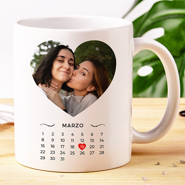 Tazza Calendario personalizzata