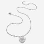 Miniatura di Collana Cuore con Brillanti e Testo personalizzato