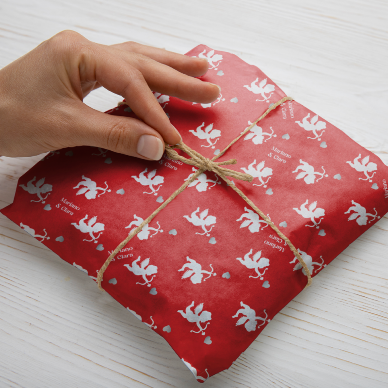 Carta Regalo Cupido con Nomi Personalizzati