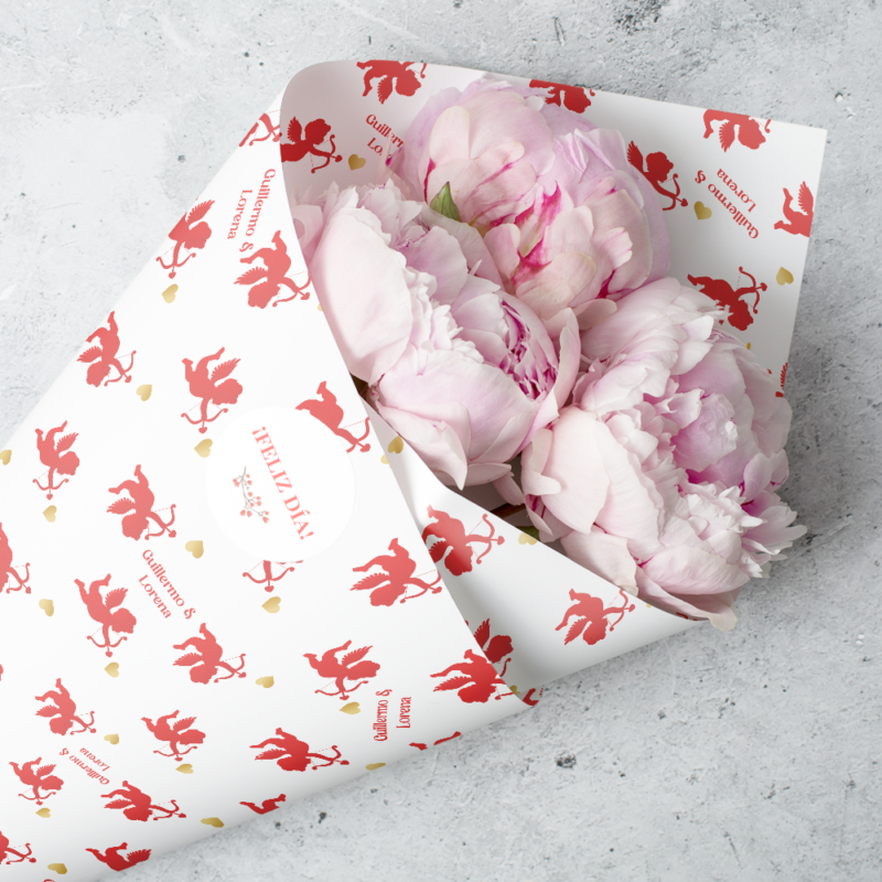 Carta Regalo Cupido con Nomi Personalizzati