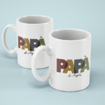 Miniatura di Tazza Papà con Lettere Colorate e Nomi personalizzata