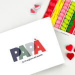 Miniatura di Scatola di Dolci Papà Colorata personalizzata