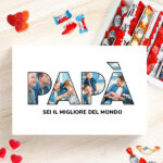 Scatola di Dolci Papà con Foto personalizzata Miniatura di Scatola di Dolci Papà con Foto personalizzata