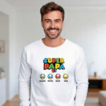 Miniatura di Pigiama Super Papà con Nomi personalizzati